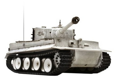 Танк VSTANK PRO German Tiger I MP 1:24 Airsoft (Winter RTR Version) A02106524 зимний камуфляж
