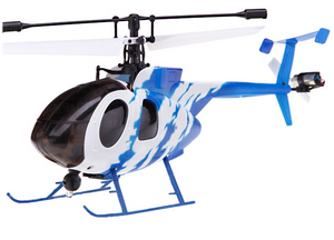 Вертолет Nine Eagles Bravo SX 2.4 GHz (Light Blue RTF Version) (NE R/C 320A) NE30232024206002A Бело-синий