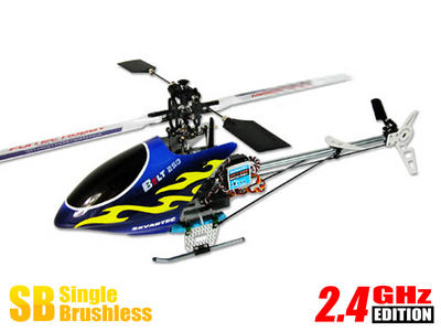 Вертолет Skyartec WASP V4 Belt 250P 3D 2.4 GHz в кейсе (Blue RTF Version) HWH05-1 Синий