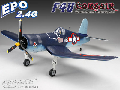 Самолет Art-Tech F4U Corsair 200CL 2.4GHz (RTF Version) 21451 Синий