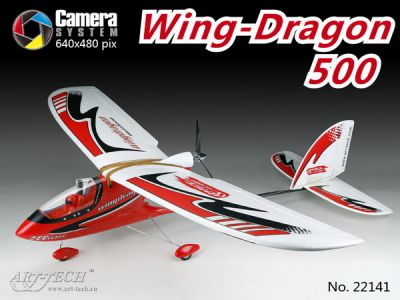 Самолет Art-Tech Wing Dragon 500 с бортовой видеосистемой 2.4GHz (RTF Version) AT22144