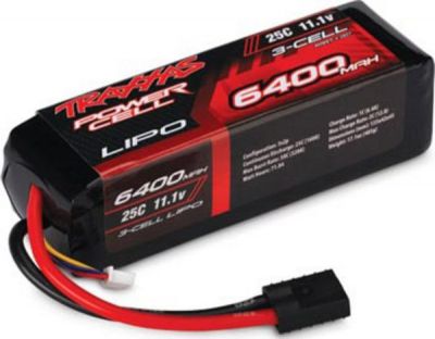 Аккумулятор Traxxas Li-Po Battery 11.1V 6400mAh 3S2P 25C (TRX2857)