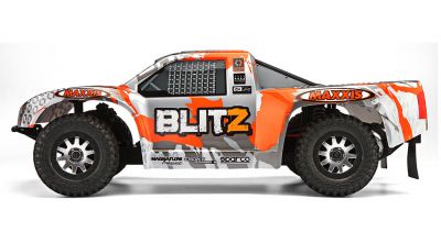 Автомобиль HPI Blitz Scorpion 2WD 1:10 EP 2.4GHz (Silver/Orange RTR Version) 105833 White/Orange/Silver