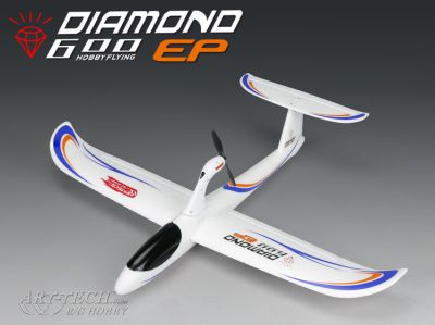 Планер Art-Tech Diamond 600 EP Glider 2.4GHz (RTF) AT22171