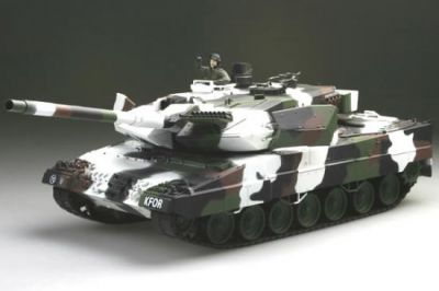 Танк VSTANK PRO German Leopard 2 A6 1:24 Airsoft (Winter RTR Version) A02105193 зимний камуфляж