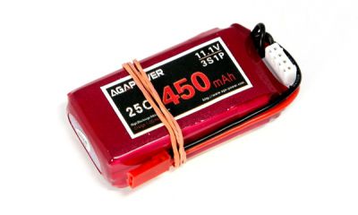 Аккумулятор AGA POWER Li-Po 450mAh 11.1V 3S 25C Softcase JST