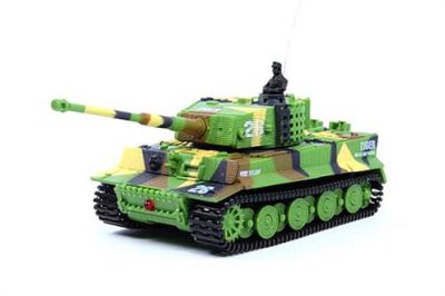 Танк Great Wall Toys Tiger 1:72 со звуком 2.4GHz (2117-1) Хаки зеленый