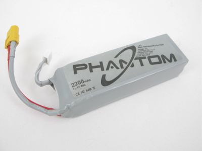 Аккумулятор DJI Li-Po 11.1V 2200mAh 3S 20C (DJI-2200-3S-20C) для Phantom