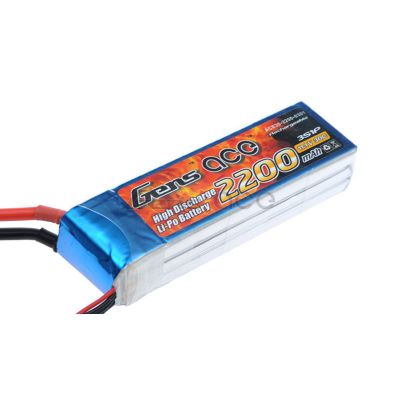 Аккумулятор Gens Ace Li-Po battery 11.1V 2200 mAh 3S1P 30C Soft Case (AE-2200-3S-30S)